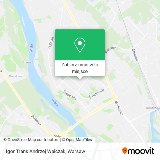 Mapa Igor Trans Andrzej Walczak