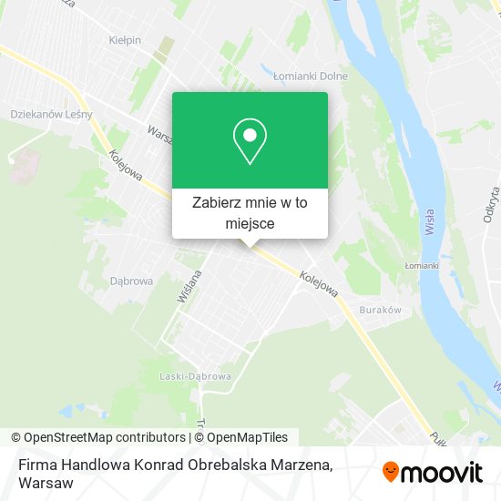 Mapa Firma Handlowa Konrad Obrebalska Marzena