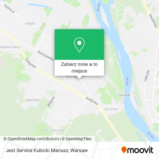 Mapa Jest Service Kubicki Mariusz