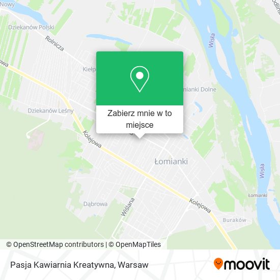 Mapa Pasja Kawiarnia Kreatywna