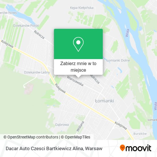 Mapa Dacar Auto Czesci Bartkiewicz Alina