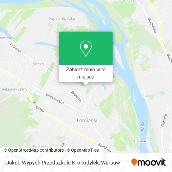 Mapa Jakub Wypych Przedszkole Krokodylek