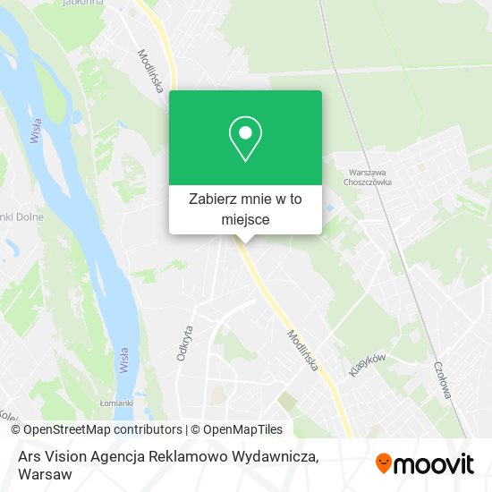 Mapa Ars Vision Agencja Reklamowo Wydawnicza