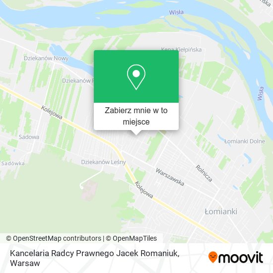 Mapa Kancelaria Radcy Prawnego Jacek Romaniuk