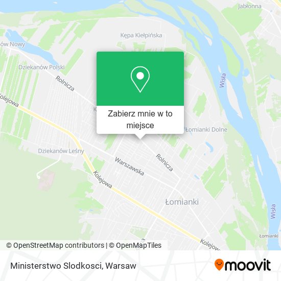 Mapa Ministerstwo Slodkosci