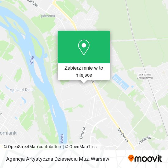 Mapa Agencja Artystyczna Dziesieciu Muz