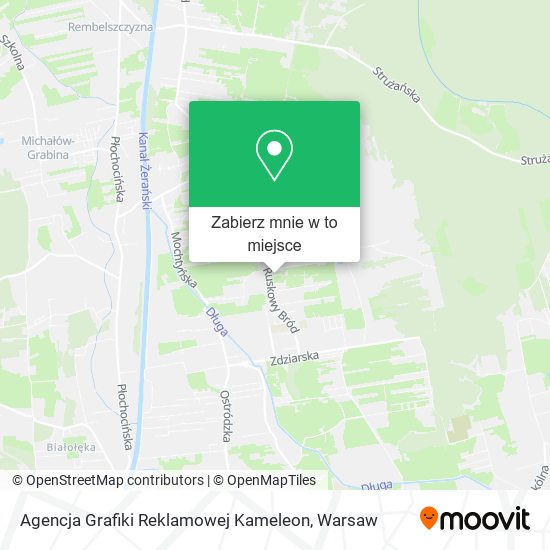 Mapa Agencja Grafiki Reklamowej Kameleon