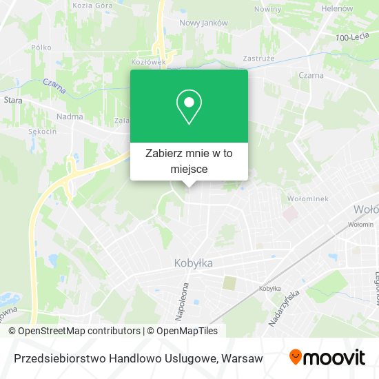 Mapa Przedsiebiorstwo Handlowo Uslugowe