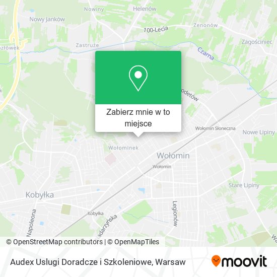 Mapa Audex Uslugi Doradcze i Szkoleniowe