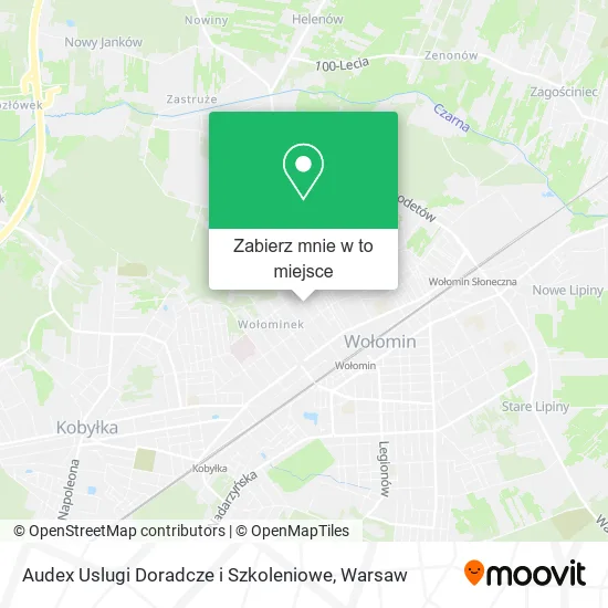 Mapa Audex Uslugi Doradcze i Szkoleniowe