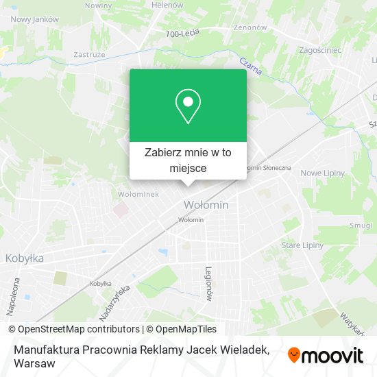 Mapa Manufaktura Pracownia Reklamy Jacek Wieladek