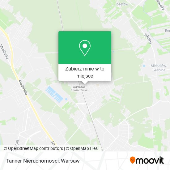 Mapa Tanner Nieruchomosci