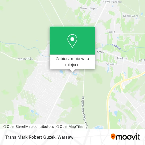 Mapa Trans Mark Robert Guzek