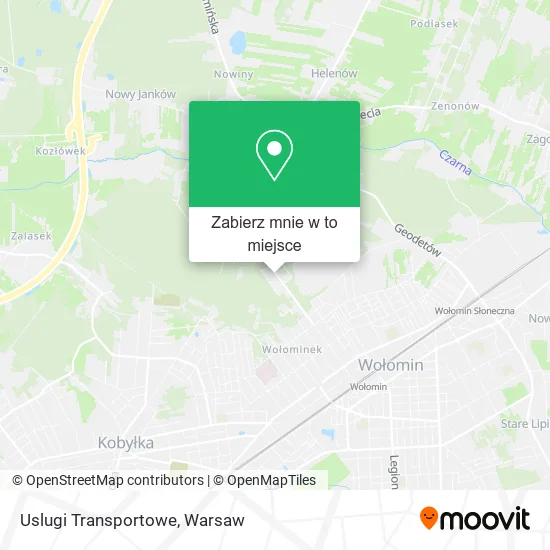 Mapa Uslugi Transportowe