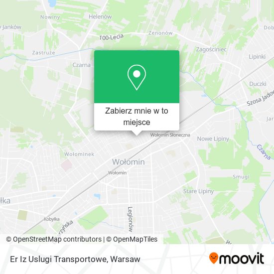 Mapa Er Iz Uslugi Transportowe