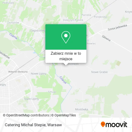 Mapa Catering Michal Stepie