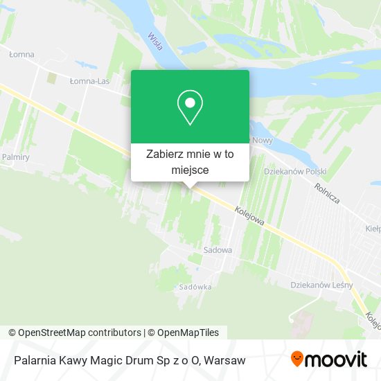 Mapa Palarnia Kawy Magic Drum Sp z o O