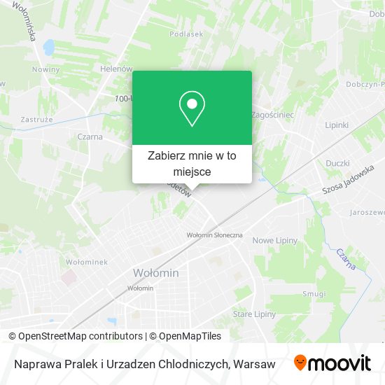 Mapa Naprawa Pralek i Urzadzen Chlodniczych