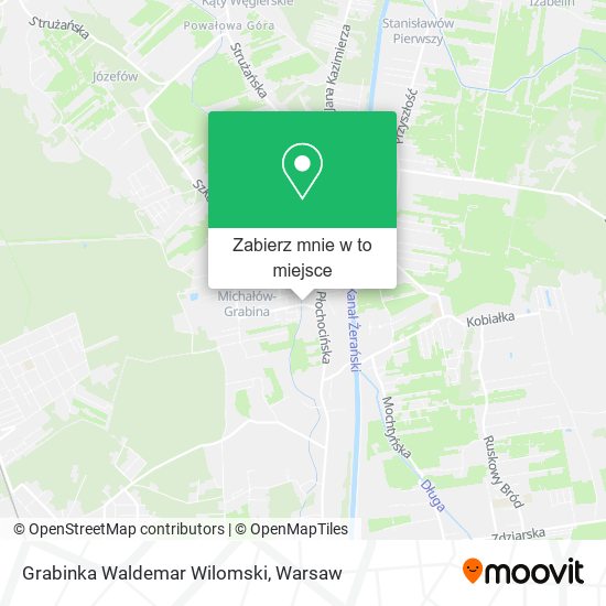 Mapa Grabinka Waldemar Wilomski