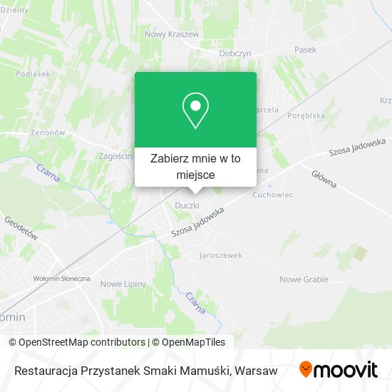 Mapa Restauracja Przystanek Smaki Mamuśki