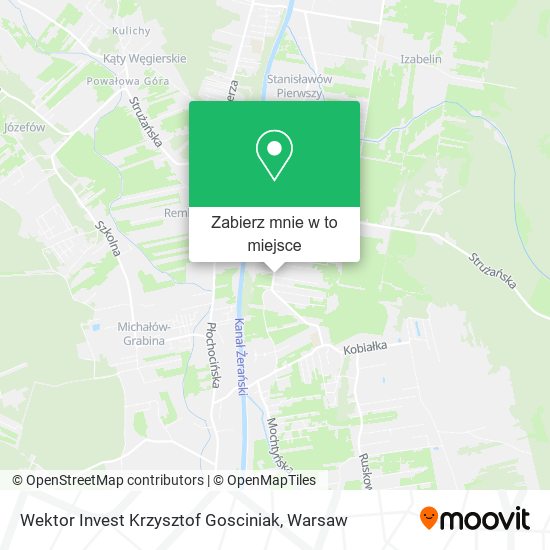 Mapa Wektor Invest Krzysztof Gosciniak