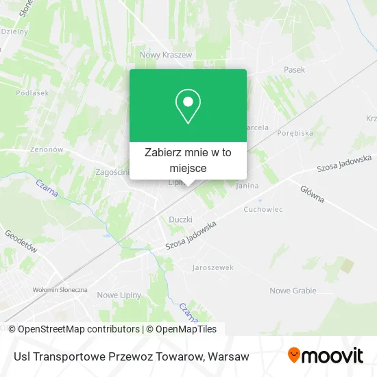 Mapa Usl Transportowe Przewoz Towarow