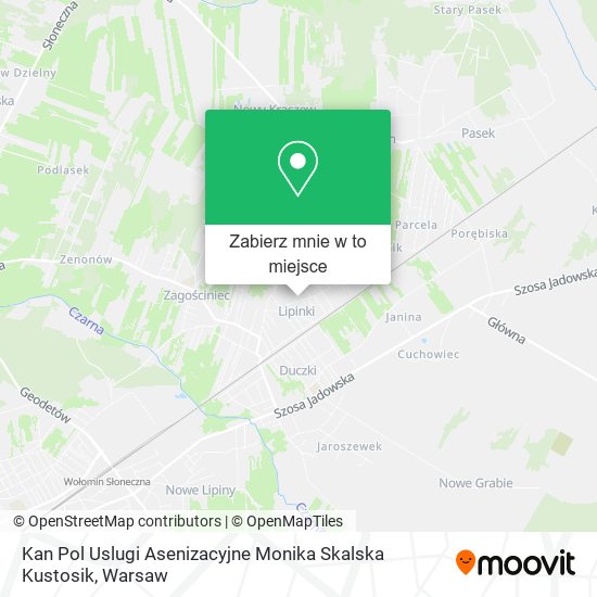 Mapa Kan Pol Uslugi Asenizacyjne Monika Skalska Kustosik