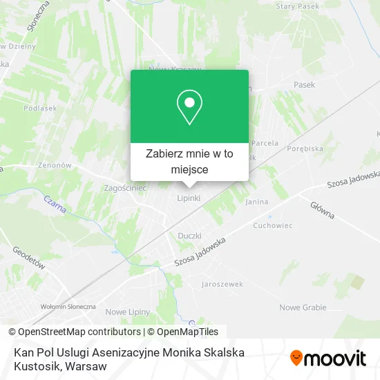 Mapa Kan Pol Uslugi Asenizacyjne Monika Skalska Kustosik