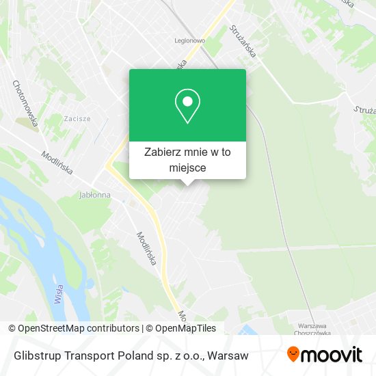 Mapa Glibstrup Transport Poland sp. z o.o.