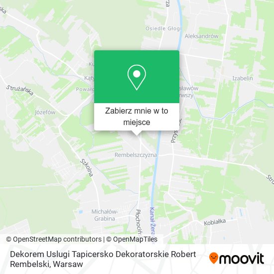 Mapa Dekorem Uslugi Tapicersko Dekoratorskie Robert Rembelski