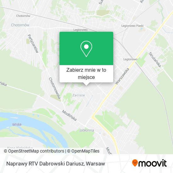 Mapa Naprawy RTV Dabrowski Dariusz