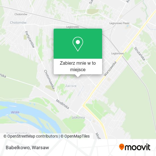 Mapa Babelkowo