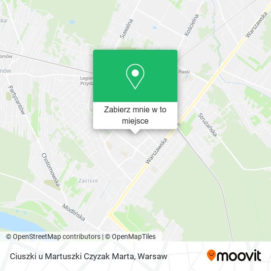 Mapa Ciuszki u Martuszki Czyzak Marta