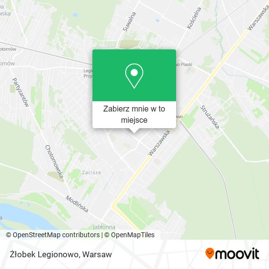 Mapa Żłobek Legionowo