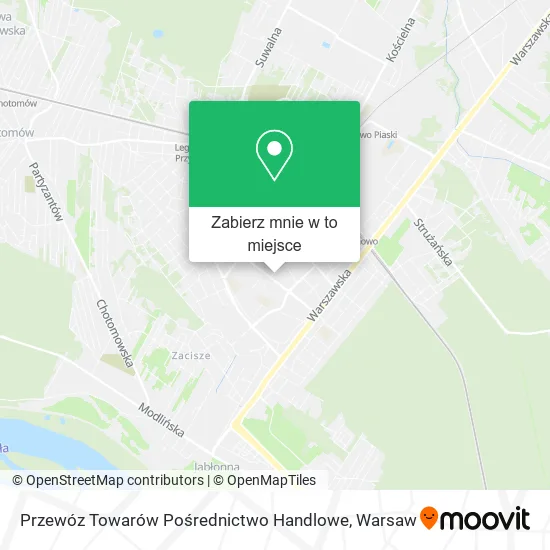 Mapa Przewóz Towarów Pośrednictwo Handlowe