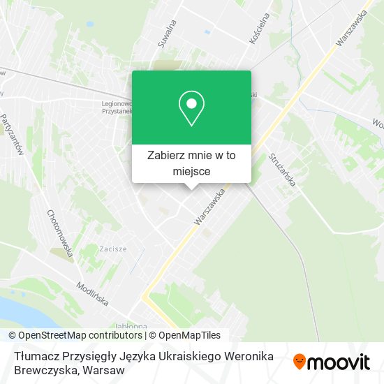 Mapa Tłumacz Przysięgły Języka Ukraiskiego Weronika Brewczyska