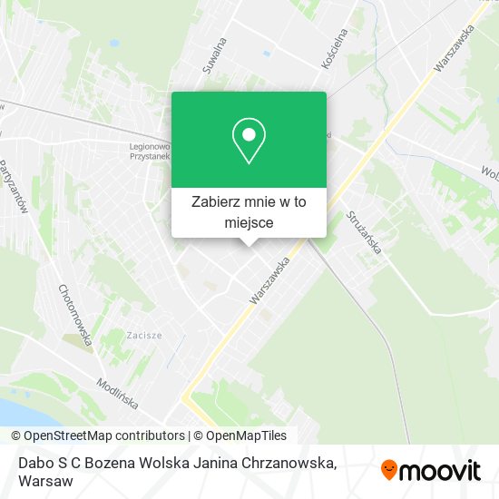 Mapa Dabo S C Bozena Wolska Janina Chrzanowska