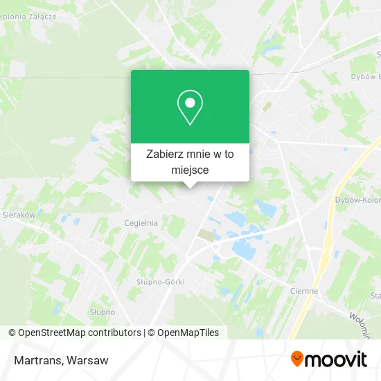 Mapa Martrans