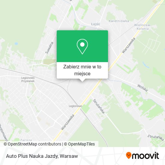 Mapa Auto Plus Nauka Jazdy