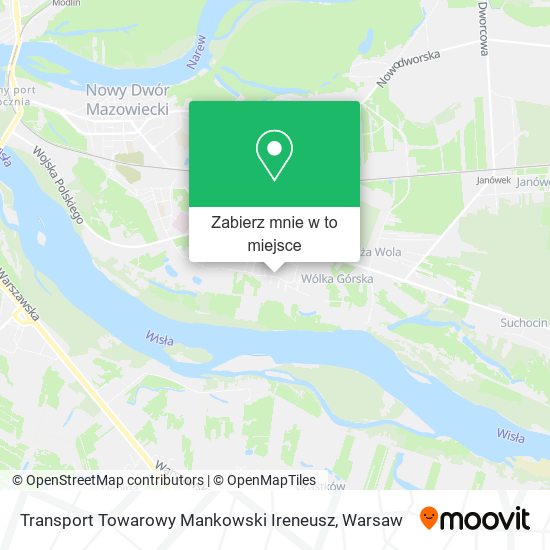 Mapa Transport Towarowy Mankowski Ireneusz