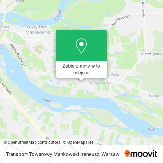 Mapa Transport Towarowy Mankowski Ireneusz