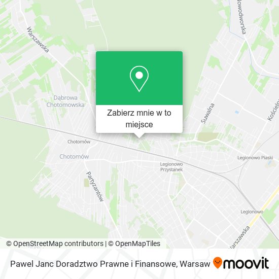 Mapa Pawel Janc Doradztwo Prawne i Finansowe