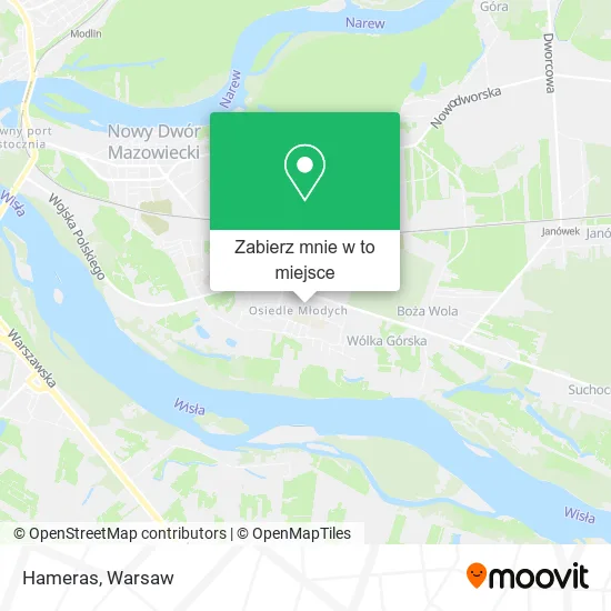 Mapa Hameras