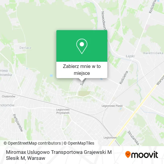 Mapa Miromax Uslugowo Transportowa Grajewski M Slesik M