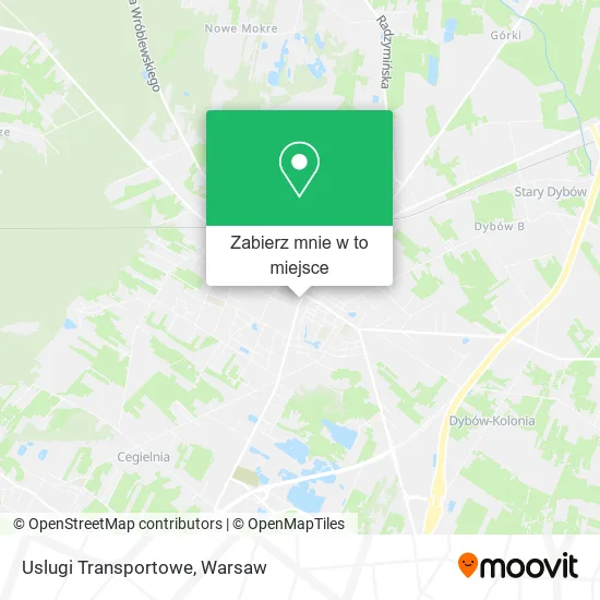 Mapa Uslugi Transportowe