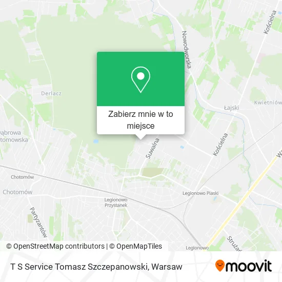 Mapa T S Service Tomasz Szczepanowski
