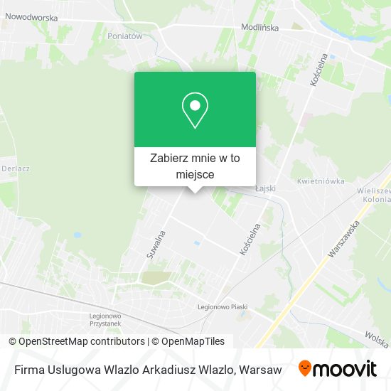 Mapa Firma Uslugowa Wlazlo Arkadiusz Wlazlo