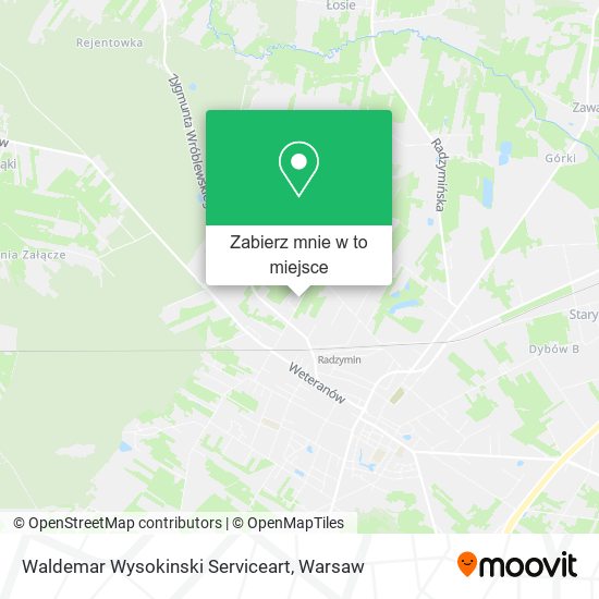 Mapa Waldemar Wysokinski Serviceart