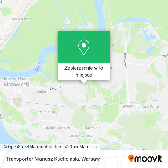 Mapa Transporter Mariusz Kuchcinski