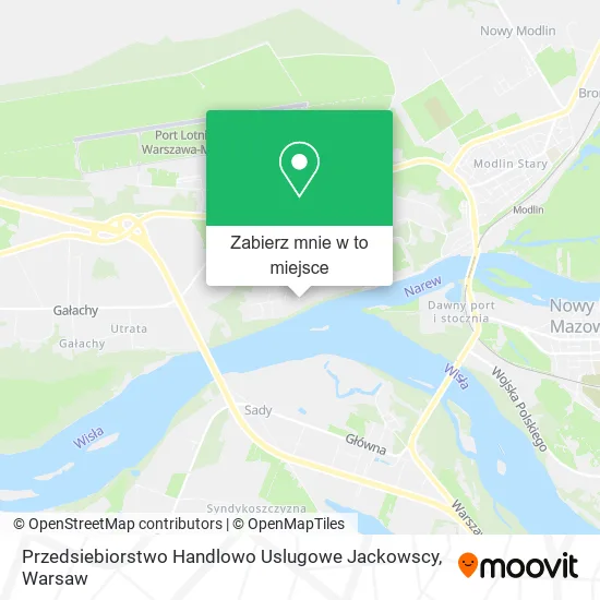 Mapa Przedsiebiorstwo Handlowo Uslugowe Jackowscy